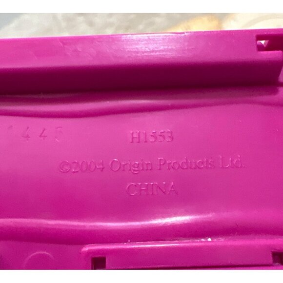 Origin Products Tanning Bed Miniature Pink Dollhouse With Flower Print 4 x 2.25" - Picture 6 of 6